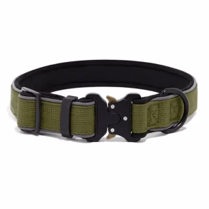Lux Pets Obroża Alpha Reflective Zieleń Wojskowa 3.2 M 36-51 Od 12 Do 22 Kg