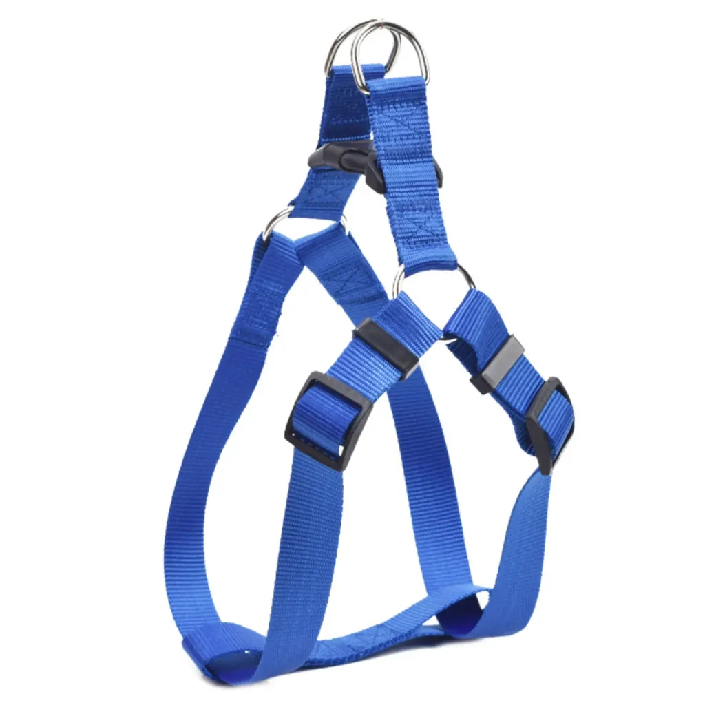 Lux Pets Szelki Classic Nylonowe Niebieskie 2.0 M 35-50 Do 20 Kg