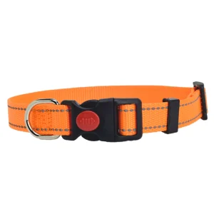 LUX PETS OBROŻA CLASSIC NYLONOWE ODBLASKOWA POMARAŃCZOWA 2.0 M 30-45 CM OD 15 KG DO 35 KG Lux Pets Obroża Classic Nylonowa Odblaskowa Pomarańczowa Rozmiar M , obroża dla psa od 15 do 35 kg , pomarańczowa obroża dla psa , obroża dla Border Collie , obroża dla Australian Shepherd , obroża dla Husky Syberyjskiego , obroża dla Samojeda , obroża dla Labradora Retrievera , obroża dla Golden Retrievera , obroża dla Owczarka Niemieckiego , obroża dla Dalmatyńczyka , obroża dla Boksera , obroża nylonowa odblaskowa , bezpieczna obroża dla średniego psa , komfortowa obroża dla psa , Lux Pets obroża M , odblaskowa obroża dla średniego psa , obroża dla psa na noc , obroża regulowana