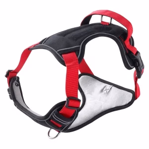 Lux Pets Uprząż Safety Reflective Szelki Odblaskowe Czerwono Czarne Xl 68-93 Od 45 Dp 90 Kg