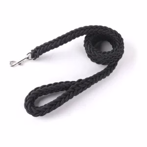 Lux Pets Smycz Twist Warkocz Lina Czarna