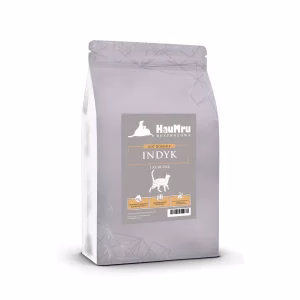 HauMru Bezzbożowa karma dla kota-Dorosły- Indyk I Kurczak 1.5 Kg