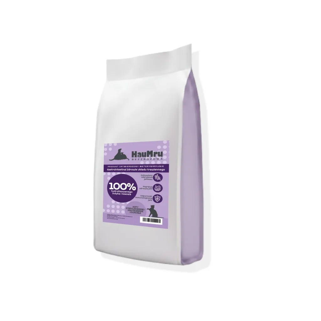 Haumru Bezzbożowa -Vet Kot- Gastrointestinal Zdrowie Układu Trawiennego-1.5kg