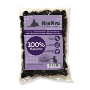 HAUMRU BEZZBOŻOWA -VET KOT- GASTROINTESTINAL ZDROWIE UKŁADU TRAWIENNEGO - 100G karma weterynaryjna dla kota, karma gastrointestinal dla kota, bezzbożowa karma dla kota, karma dla kota z problemami trawiennymi, karma dla kota z wrażliwym żołądkiem, karma hipoalergiczna dla kota, HauMru VET Gastrointestinal, karma dla kota indyk, regeneracja jelit kota, zdrowie jelit kota, strawność białka kot, prebiotyki FOS MOS dla kota, tauryna dla kota, dieta weterynaryjna kot, karma dla kota z alergiami pokarmowymi, karma dla kota z biegunkami, karma dla kota z niestrawnością, karma dla kota z wymiotami, polska karma dla kota